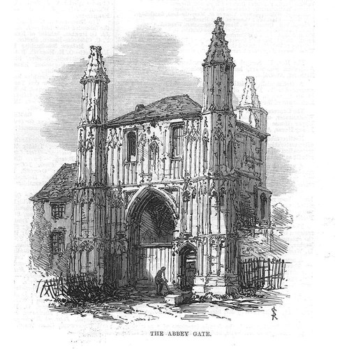 Colchester the abbey gate - abbey,