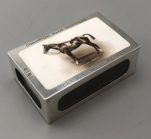 Large silver enamelled - large,