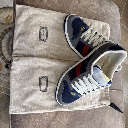 Gucci screener grey - gucci, blue