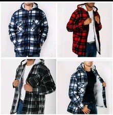 MENS PADDED LUMBERJACK HOODED