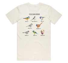 Tit Of Great Britain T-shirt Tee Funny Boris Johnson Prime Minister Joke Birds