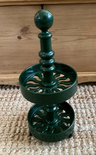 Vintage Victor Robert Welch England Green Cast Iron Spice Rack Storage Stand