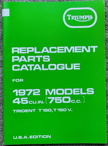 Triumph trident t150 parts - triumph,