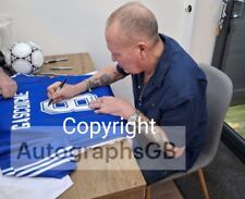 Paul Gascoigne of RANGERS Signed SHIRT Autograph Legend Private Signing