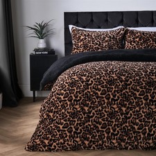 OHS Leopard Bedding Set Sherpa