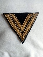 GENUINE GERMAN WWII WAFFEN SS ROTTENFUHRER'S Rank Chevron.