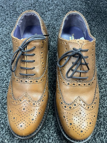 Mens handmade brown leather