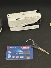 BMW MOTORRAD branded Abus alarm motorbike disc lock 8077