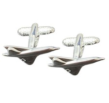 Concorde Plane Cufflinks -