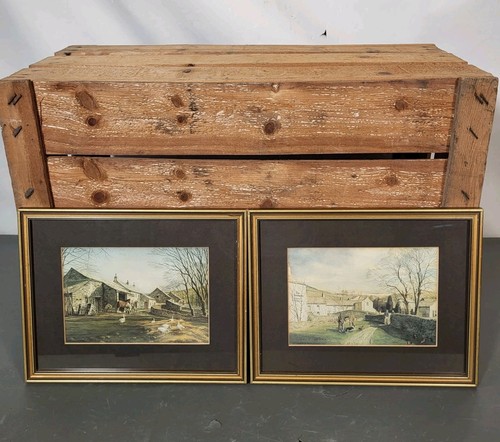 Vintage pair framed alan - pair,