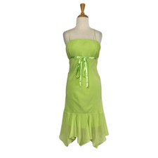 Grace L VTG XL Green Dress