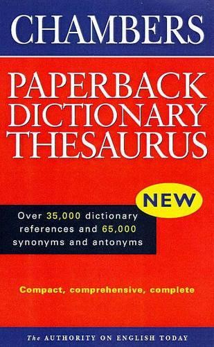 Chambers paperback dictionary - paperback,