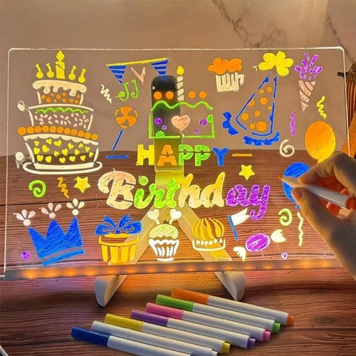 Led note board - with, night