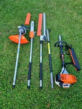 stihl KM111 R professional combi set. strimmer, long reach hedge cutter pole saw