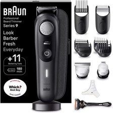 Braun Series 9 BT9441 Beard Trimmer 40 Lengths men cordless trimer OPEN BOX
