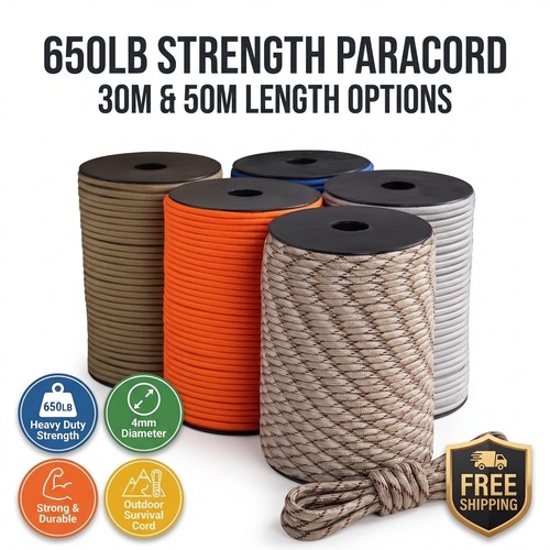 650 paracord 4mm strand - paracord,