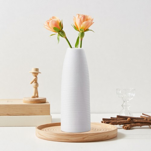 Minimalist ceramic flower vase - minimalist,