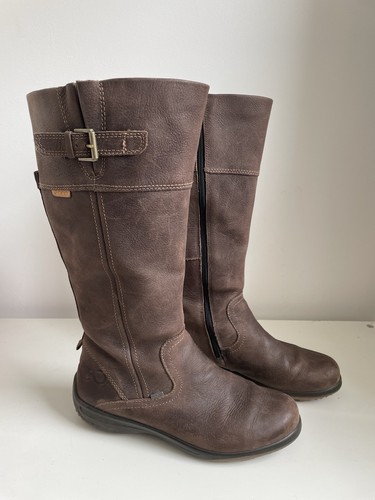Ecco goretex side zip brown - goretex,