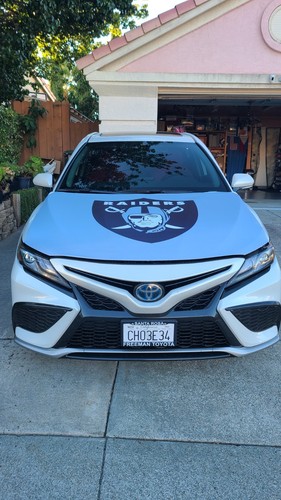 Las vegas raider car - car, hood