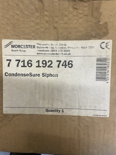 Worcester condensesure siphon - worcester,