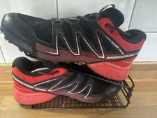 MENS SALOMON SPEEDCROSS VARIO 2 GTX GORE TEX TRAIL RUNNING SHOES - UK 10