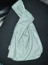 Hobbii Wrist Bag Knot Dusty Blue Project 100% Cotton Velvet Cord Pockets