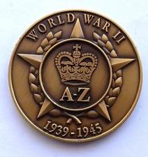 A-Z Of WWII Coin N For Naval Operations 1939 - 1945 Challenge Coin Medallion