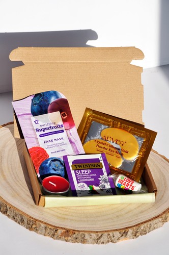 Purple mini spa pamper set - purple,