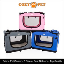 Fabric dog crate travel cage - fabric,