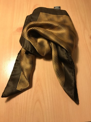 Small silk brown dot - silk,