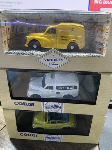 Corgi morris minor - corgi, x3