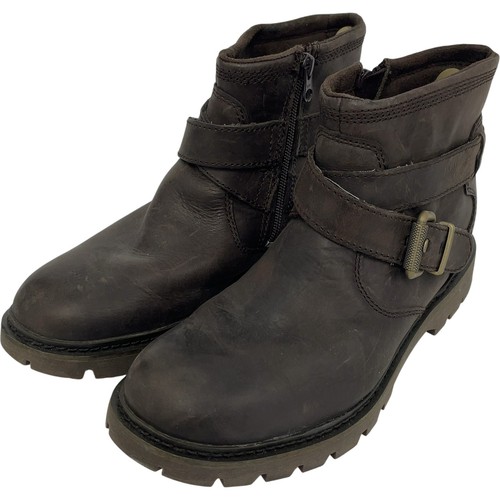 Cat brown leather ankle boots - leather,