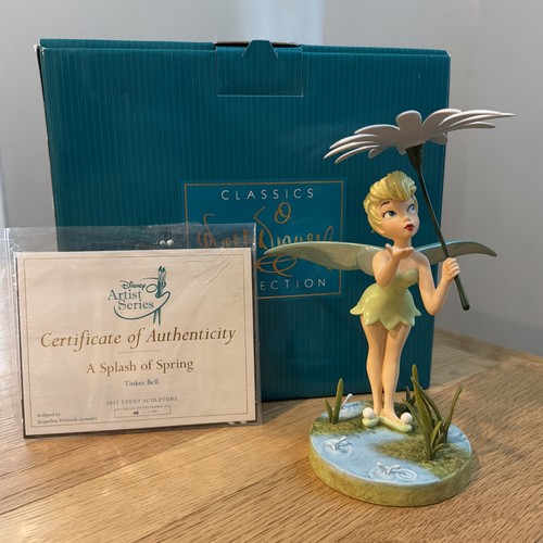 Wdcc tinker bell splash of - bell,