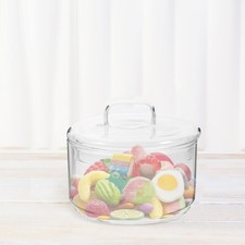  Extra Large Glass Jar with Lid Sweet Storage Dried Fruit Canister Multipurpose