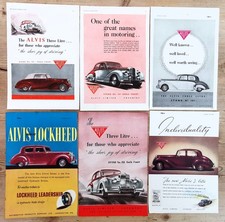 ALVIS CARS  -   1950s  -  6