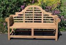 Teak Lutyen Garden Bench 3