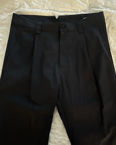 Zara men pleated pants navy - zara,