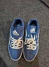 Boys Navy Adidas Trainers Size