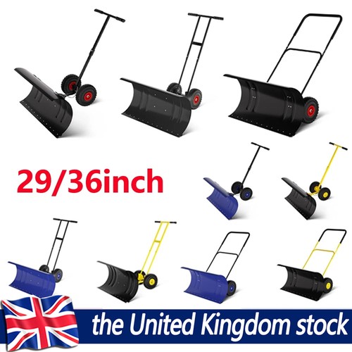 Snow shovel with wheels - shovel,
