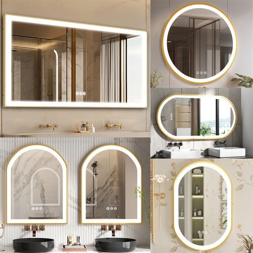 Shape gold framed - framed, led