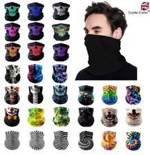Balaclava Cycling Biker Neck Tube Scarf Camo Scarves Face Warmer Bandana UK
