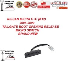 FOR NISSAN MICRA C+C BOOT