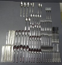 FLATWARE 79pc DECO ETCHED
