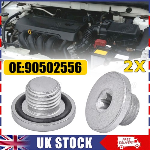 Car engine oil pan drain - 2x,
