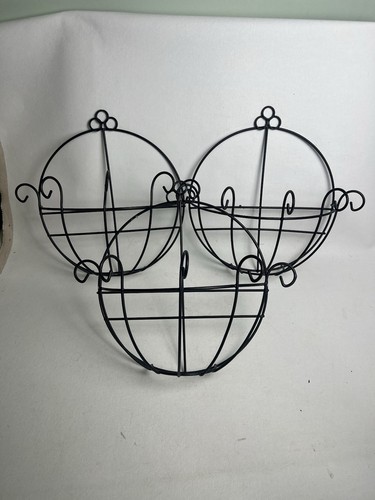 Wall hanging planters black - 3,