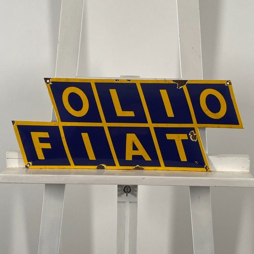 Fiat advertising sign - advertising,