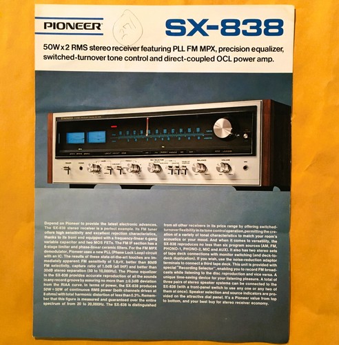 Genuine pioneer 838 - genuine, am/fm
