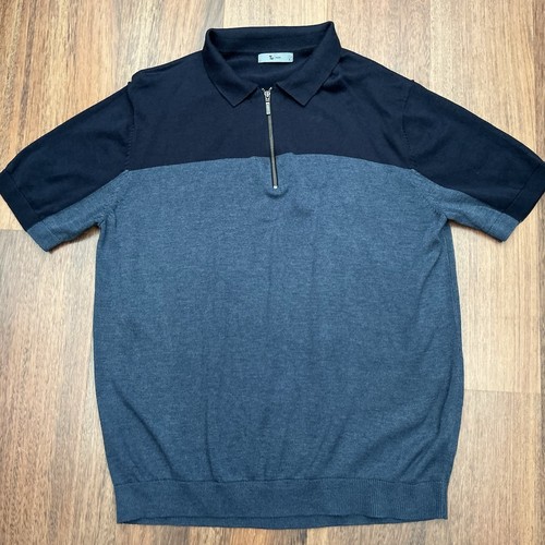 Men man navy blue zip - men’s, tu