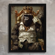 Vintage Gorilla In A Suit