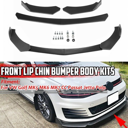 4pcs front splitter bumper - 4pcs,
